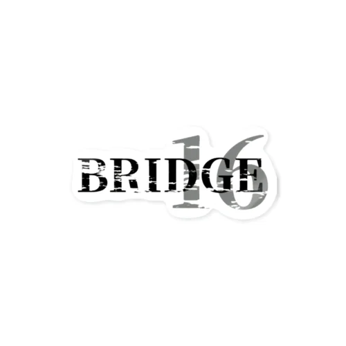 16周年BRIDGEロゴ（横） ステッカー