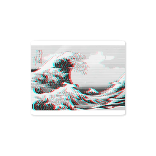 GLITCH WAVE Sticker