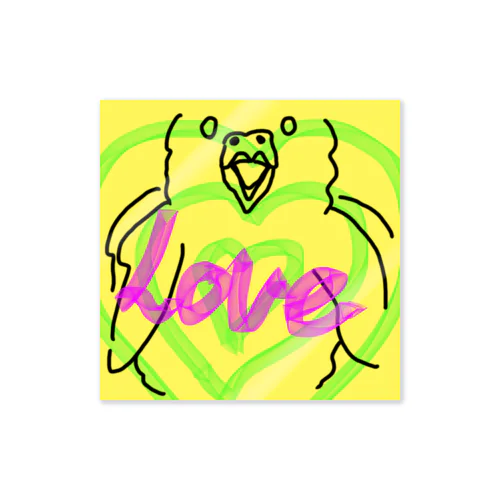 カカポステッカー（Love） Sticker