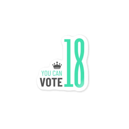 You can vote 投票できます Sticker