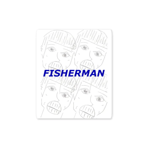 fisherman 스티커