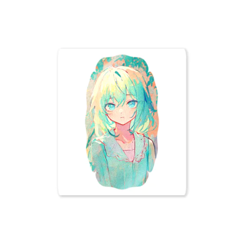 Japanese Anime Beauty Beauty Sticker