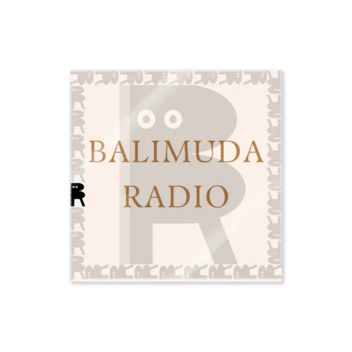 BALIMUDA RADIO（無透過） ステッカー