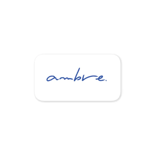 ambre.ロゴステッカー 스티커