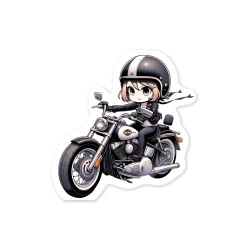 バイク女子 05 Sticker