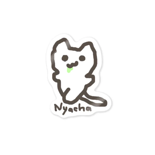 Nyacha(にゃーちゃ、) ステッカー