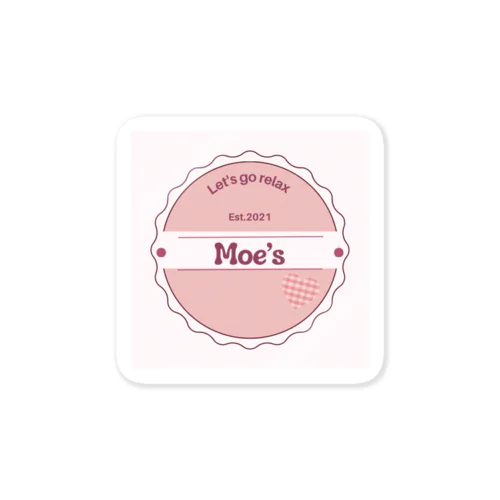 Moe’s オリジナルロゴ入り Sticker