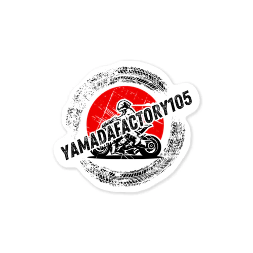 YAMADAFACTORY105_ステッカー Sticker