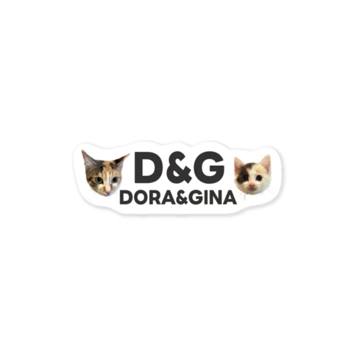 DORA＆GINA ステッカー