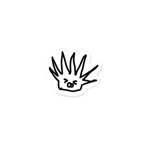 被害ウニ Sticker