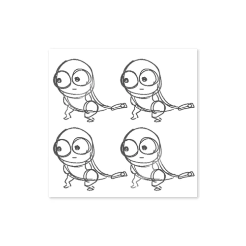 Shirase San Sticker 4×4cm Sticker