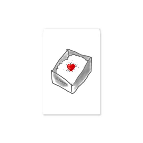 日の丸弁当＆Heart Sticker