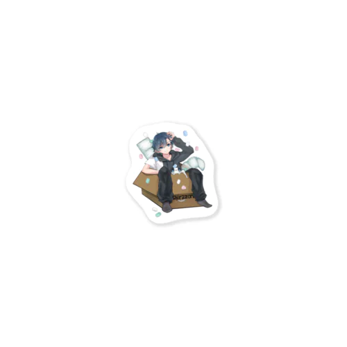しらいしステッカー(おそらく4cm未満ver) Sticker
