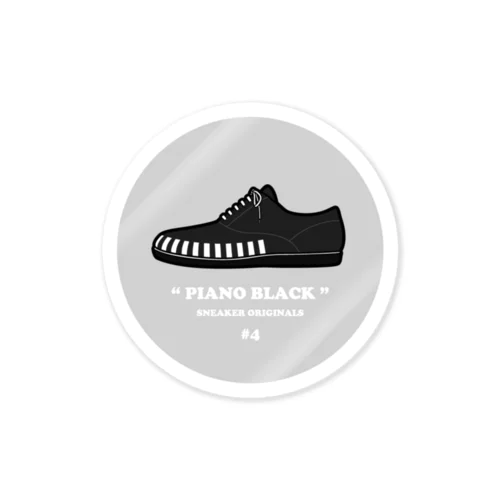 SNEAKER ORIGINALS#4 PIANO BLACK Sticker