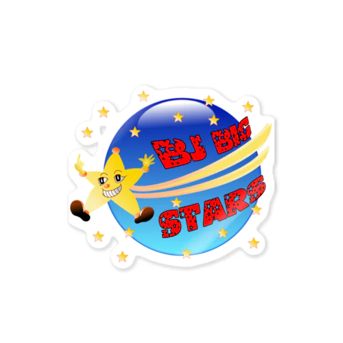 One Off Order BBS-01 BJ BIG STARS ステッカー