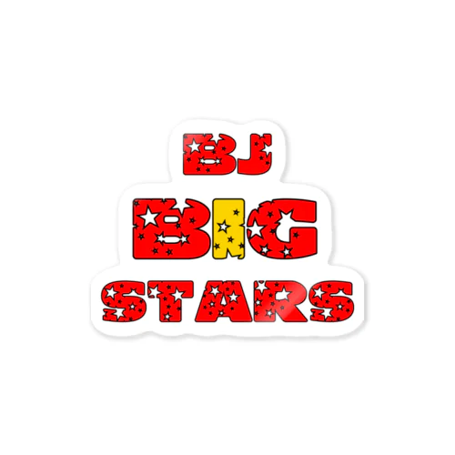 One Off Order BBS-02 BJ BIG STARS ステッカー