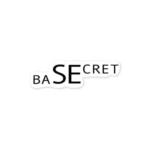 SECRET BASE ステッカー