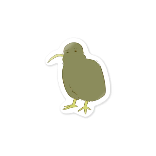 困り眉キーウィ太郎 Sticker