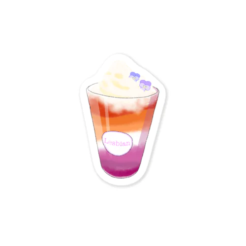 フラッペ-Lesbian color Sticker