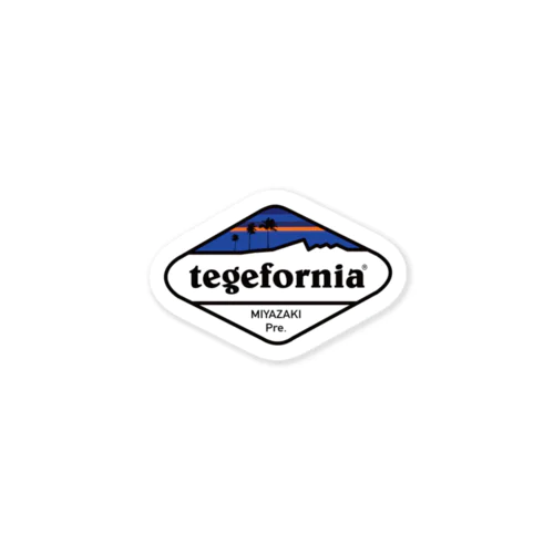 tegefornia ステッカー ステッカー