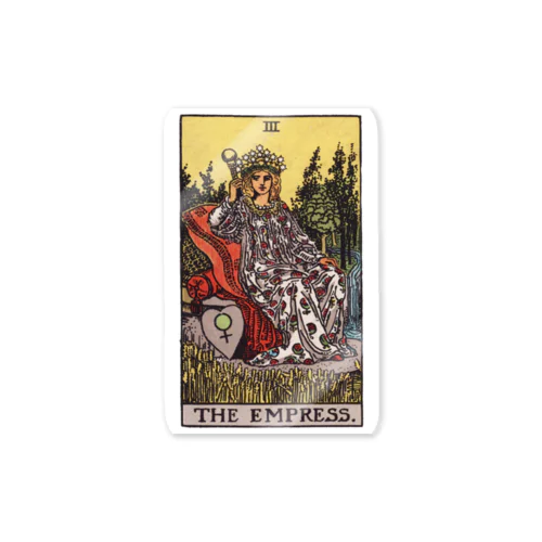 ◆タロット｜女帝『THE EMPRESS』 Sticker