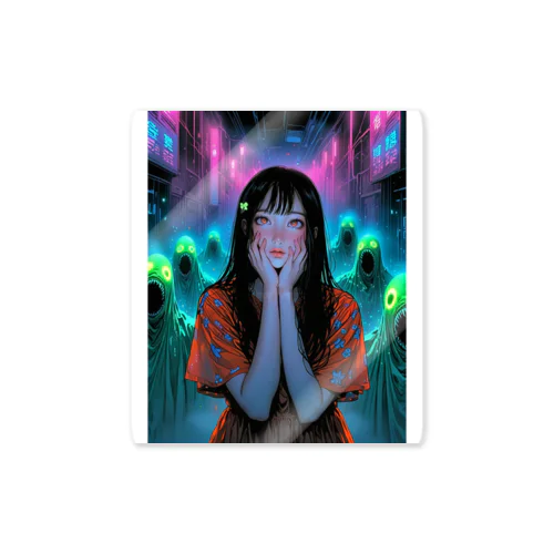 「異次元の視線」ホラースタイルアイテム Sticker