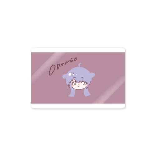 紫色の髪のおんなのこ Sticker