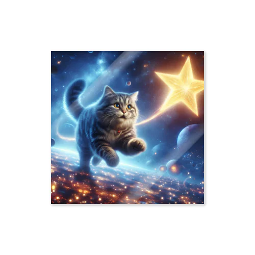 宇宙猫 H Sticker