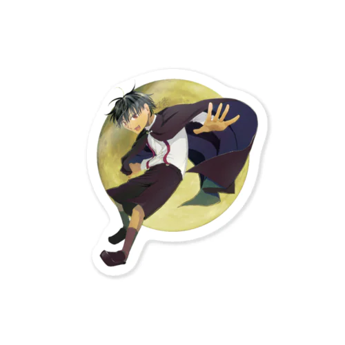 吸血鬼vs.現代人 表紙イラスト（背景無し版） Sticker