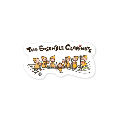 クラリネッツ🍻ビールで乾杯❣️ Sticker