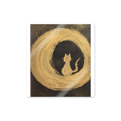 黒金猫ちゃん Sticker