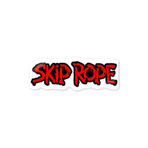 One Off Order SR-01 Skip Rope Logo (Red) ステッカー