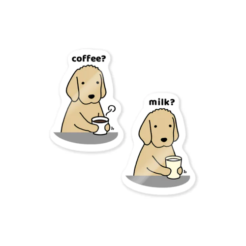 おつかれさま〜コーヒー&ミルク〜 Sticker