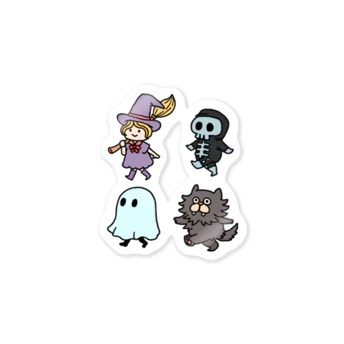 Halloween parade Sticker