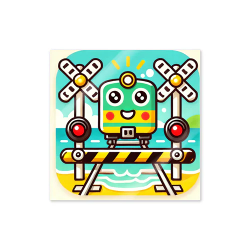 踏切くん1号 Sticker