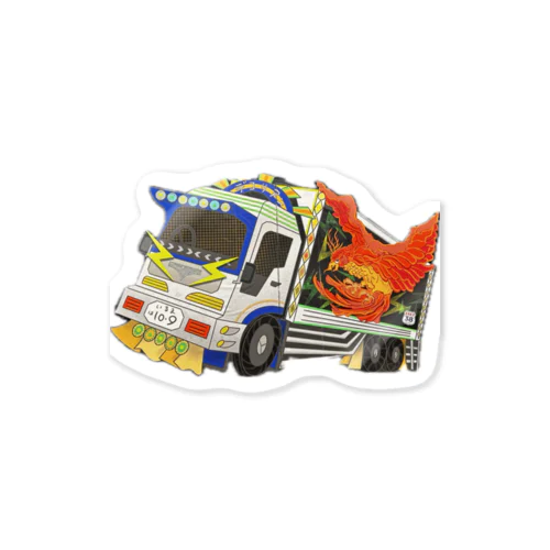【バック・トゥ・ザ・うんちゃん】デコリアン Sticker