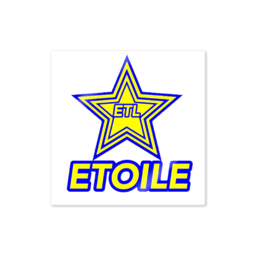 Team  ETOILE チームロゴステッカー ステッカー