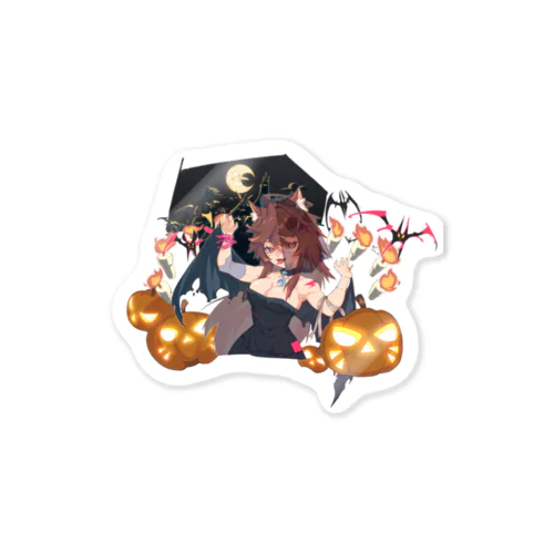 ハピハロねこね Sticker