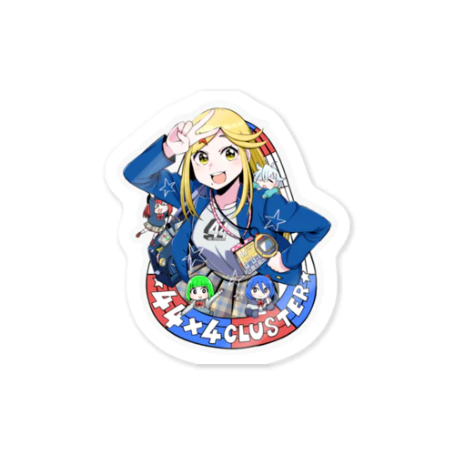 44×ヨンクラ　コラボ Sticker