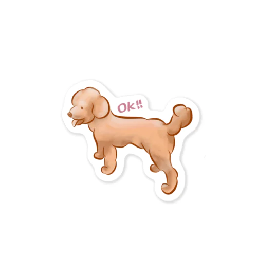 トイプードル Sticker