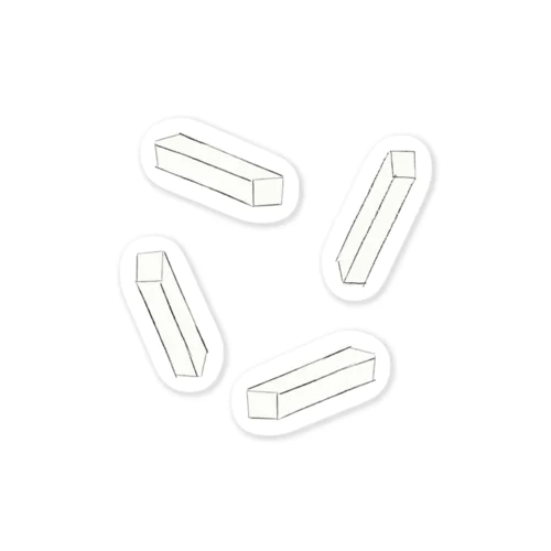 パビリオン構想展グッズのあれこれ（柱少なめ） Sticker