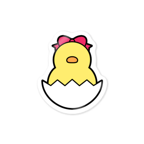 ヒヨコ団ロゴグッズ Sticker