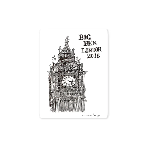 Traveler -BIG BEN, London- ステッカー