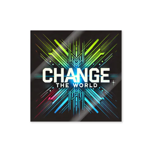 CHANGE THE WORLD - 2 Sticker