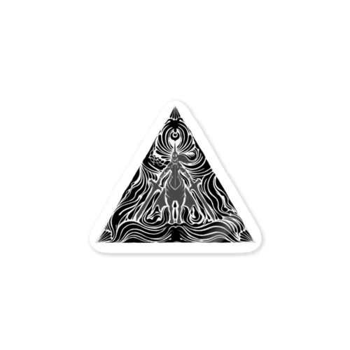 Cavalier Camp × Solid BlackLine Logo Sticker