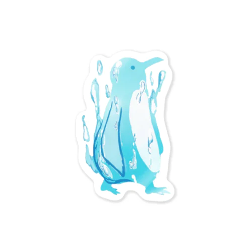 うぉーたーペンギン Sticker