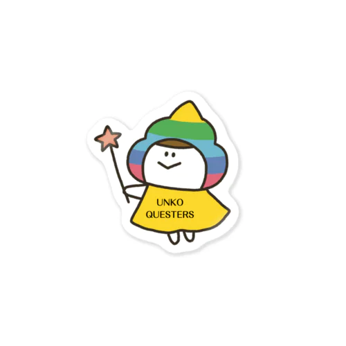 UNKO QUESTERSステッカー Sticker