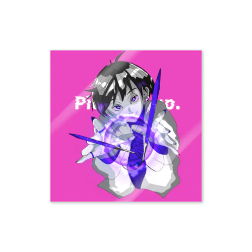 輪針サイコのめんまちゃん Sticker