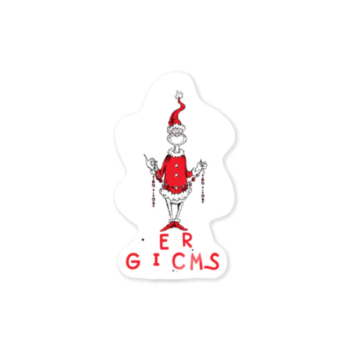 グリンチ メリーグリンチマス Sticker