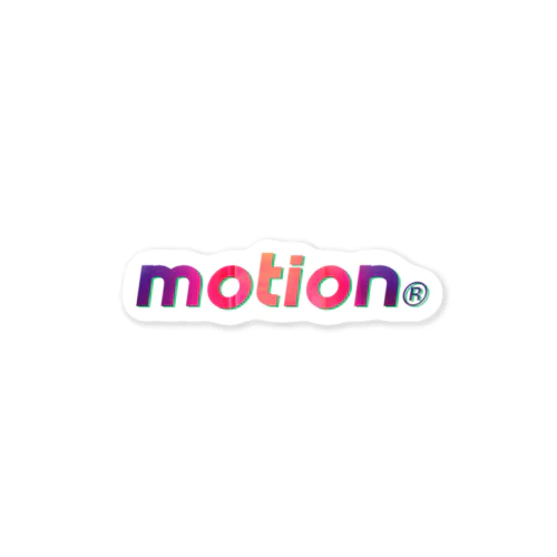 Motion  ステッカー